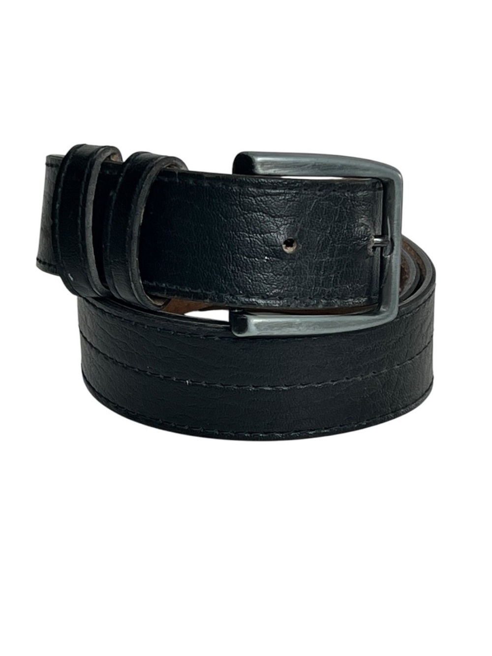 Haband 34 Black Genuine Bonded Leather Classic Belt Unisex